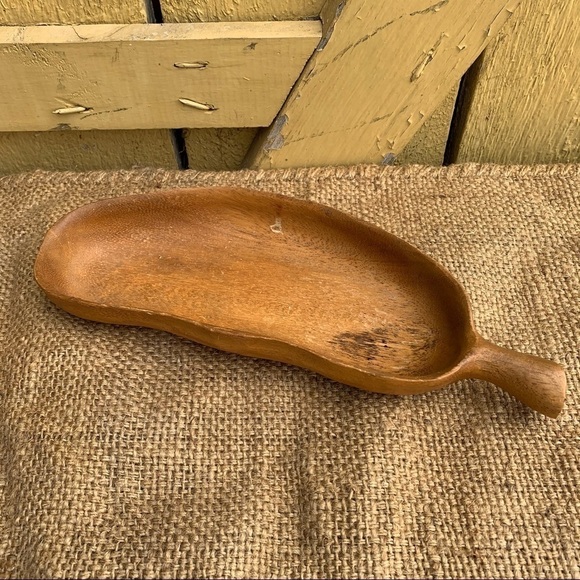 Vintage Sorensen Monkey Pod Serving Tray Wooden - Picture 2 of 4